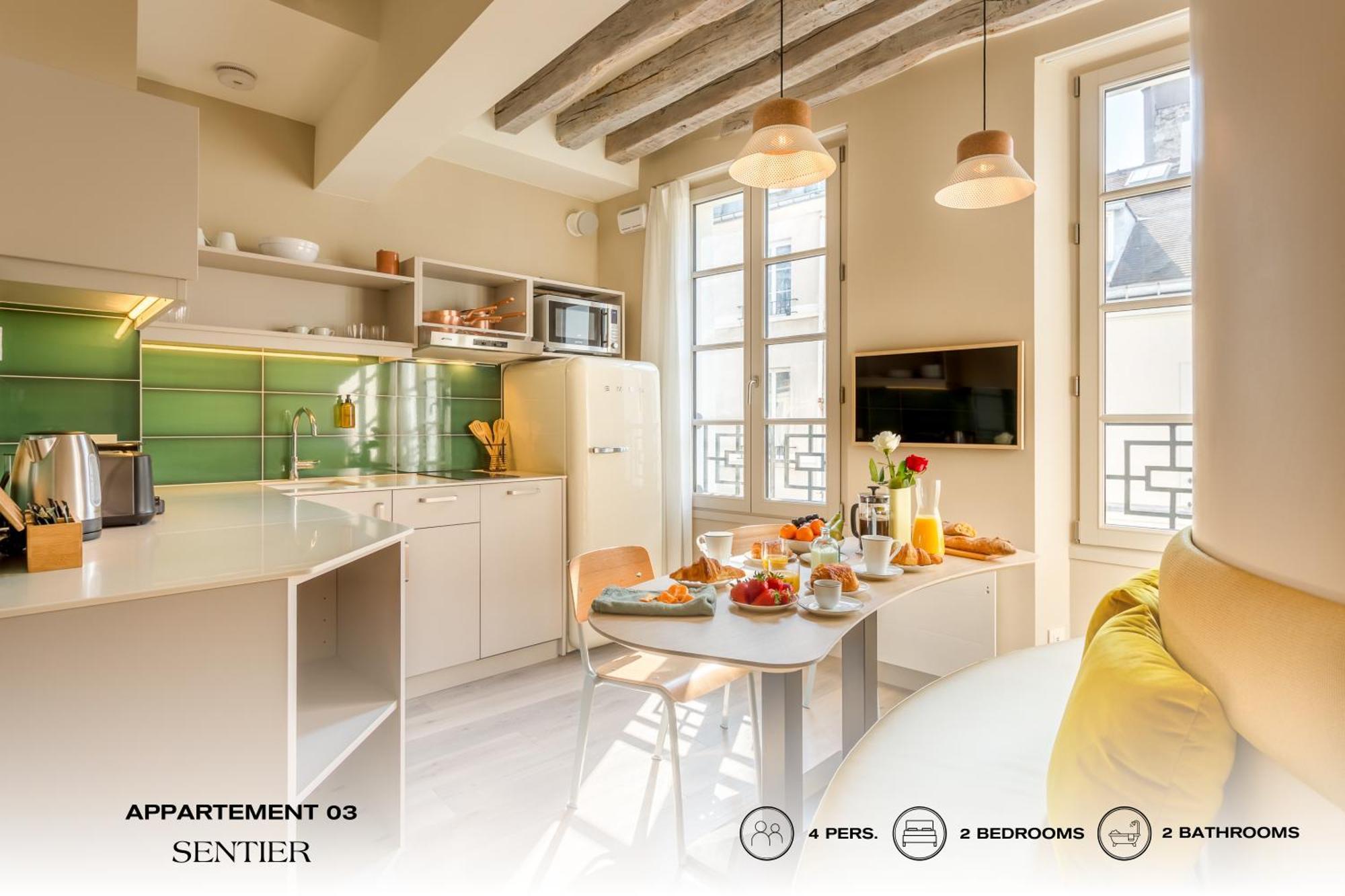 Appartamento Beauquartier - Sentier *